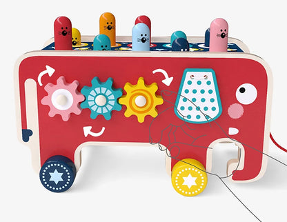 Autocarro Toupeira – Jogo de Martelar com Engrenagens