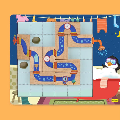 Help Little Penguin - Jogo de Tabuleiro Educativo