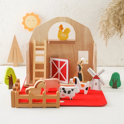 Tiny Farm - cenário educativo em madeira