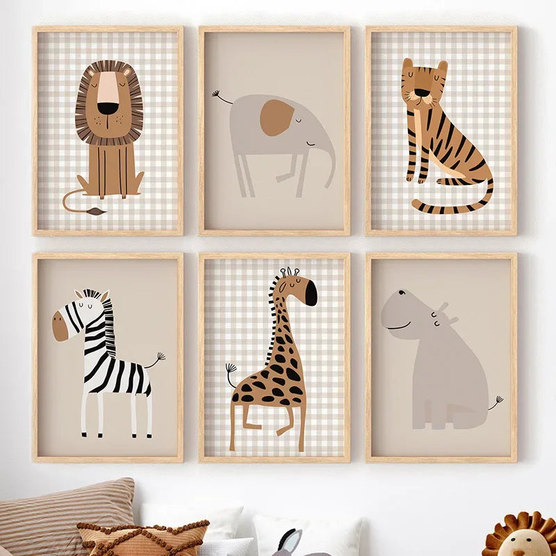 Ilustrações - Animais Safari