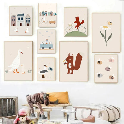 Ilustrações - A Raposa Alice