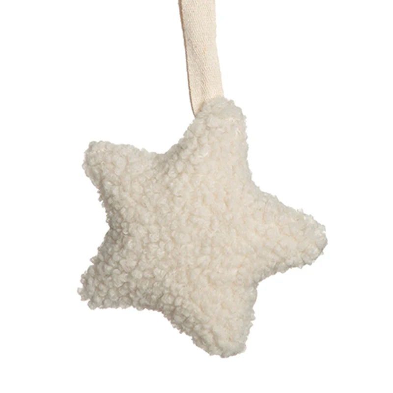 Clipe de Chupeta em Tecido - Estrela