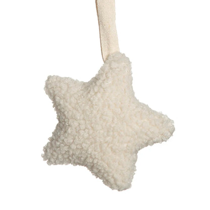 Clipe de Chupeta em Tecido - Estrela