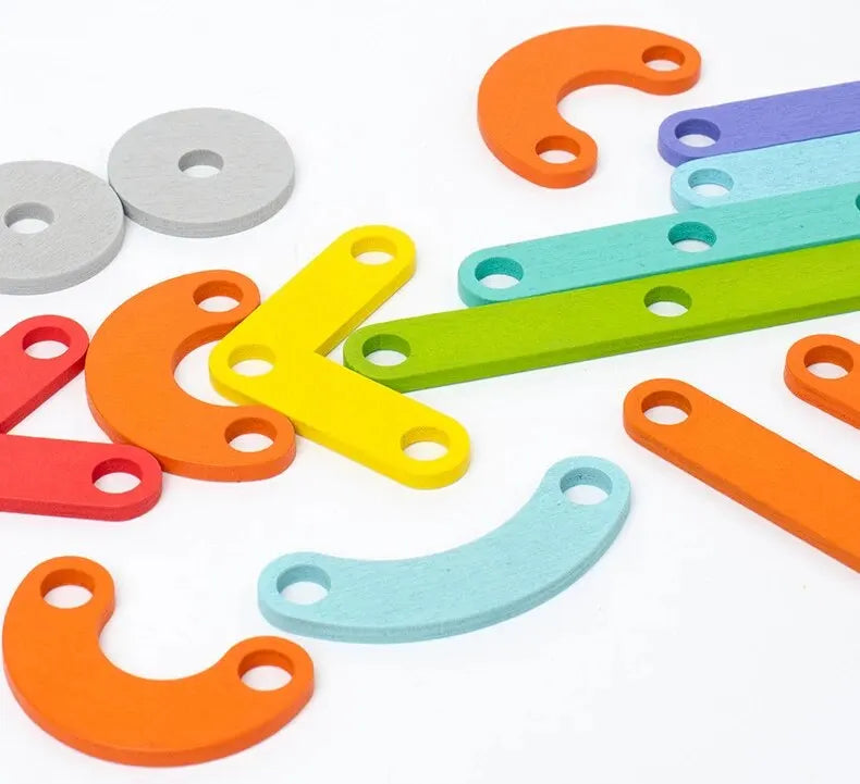 Creative Board – Tabuleiro de construção com formas geométricas