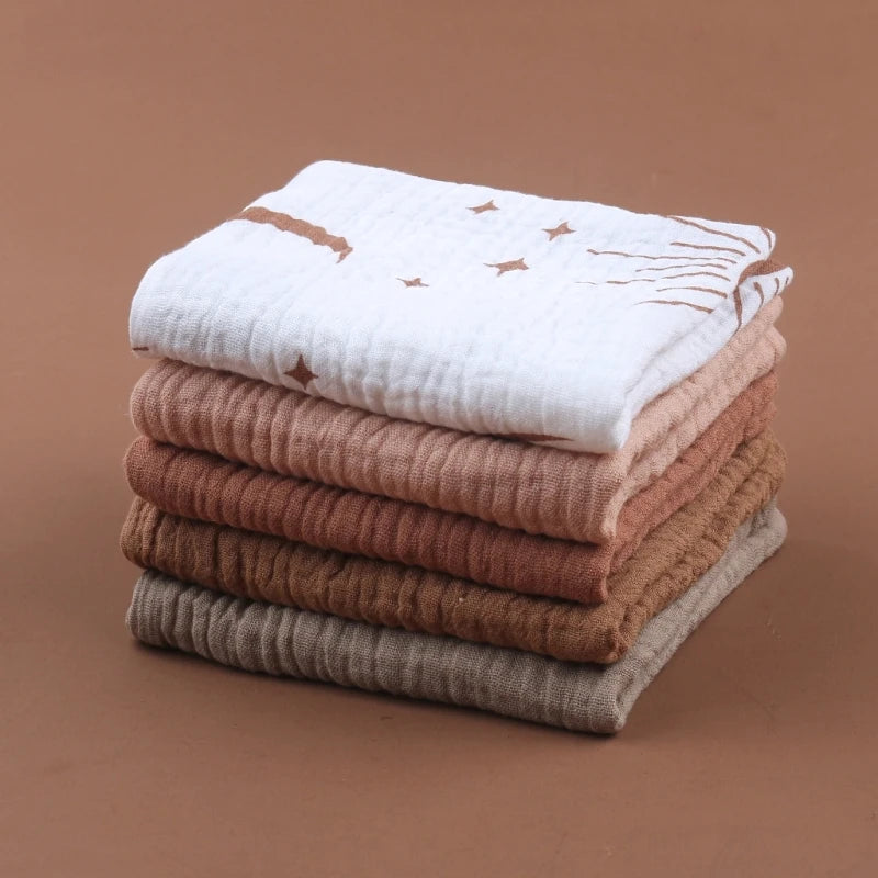 Conjunto de Musselinas em Algodão – 5 Unidades