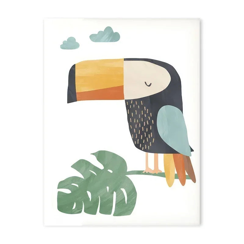 Ilustrações - Um dia no zoo