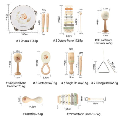 Instrumentos Musicais -  Squirrel Band