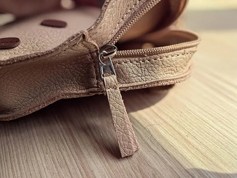 Mochila infantil em forma de abóbora e pêra – Estilo e doçura às costas