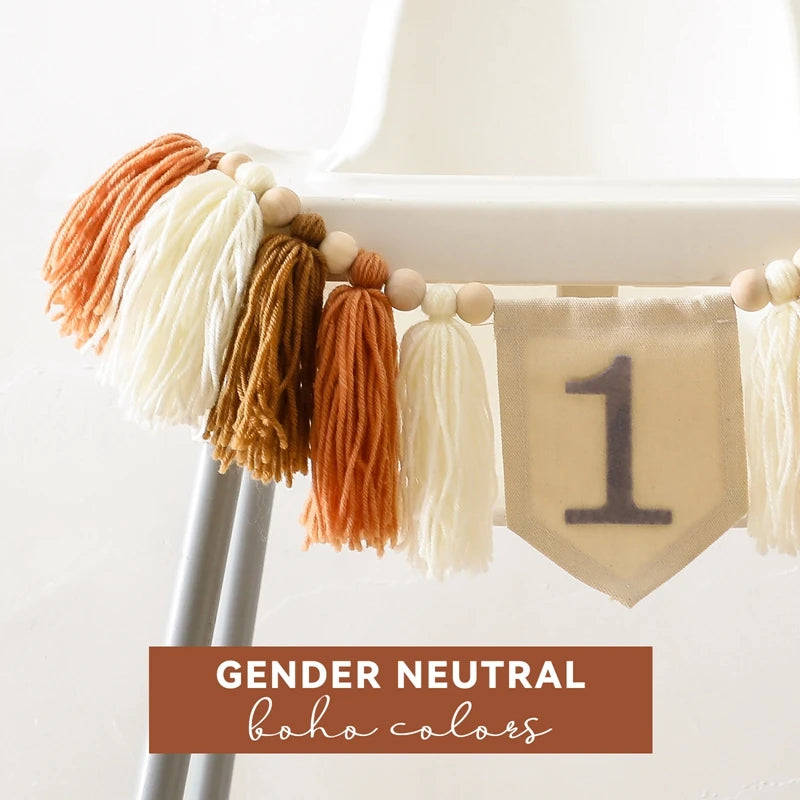 Conjunto Primeiro Aniversário para Bebé - Coroa, Varinha Mágica, Topper e Faixa