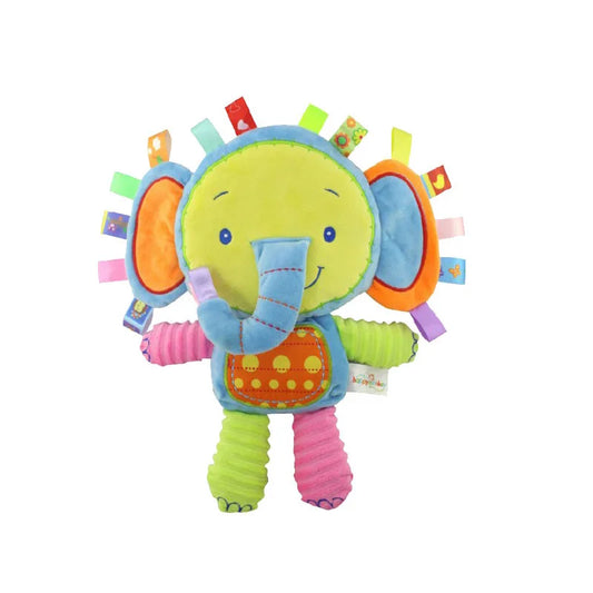 Elefante Taggies – Peluche Sensorial com Som Suave