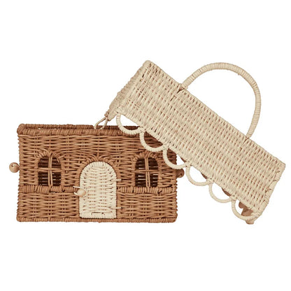 Casinha de Vime Mágica – Armazenamento e Imaginação num só lugar