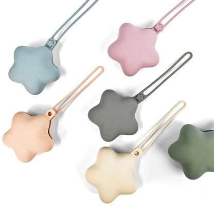 Caixa Porta-Chupeta em Silicone - Estrela