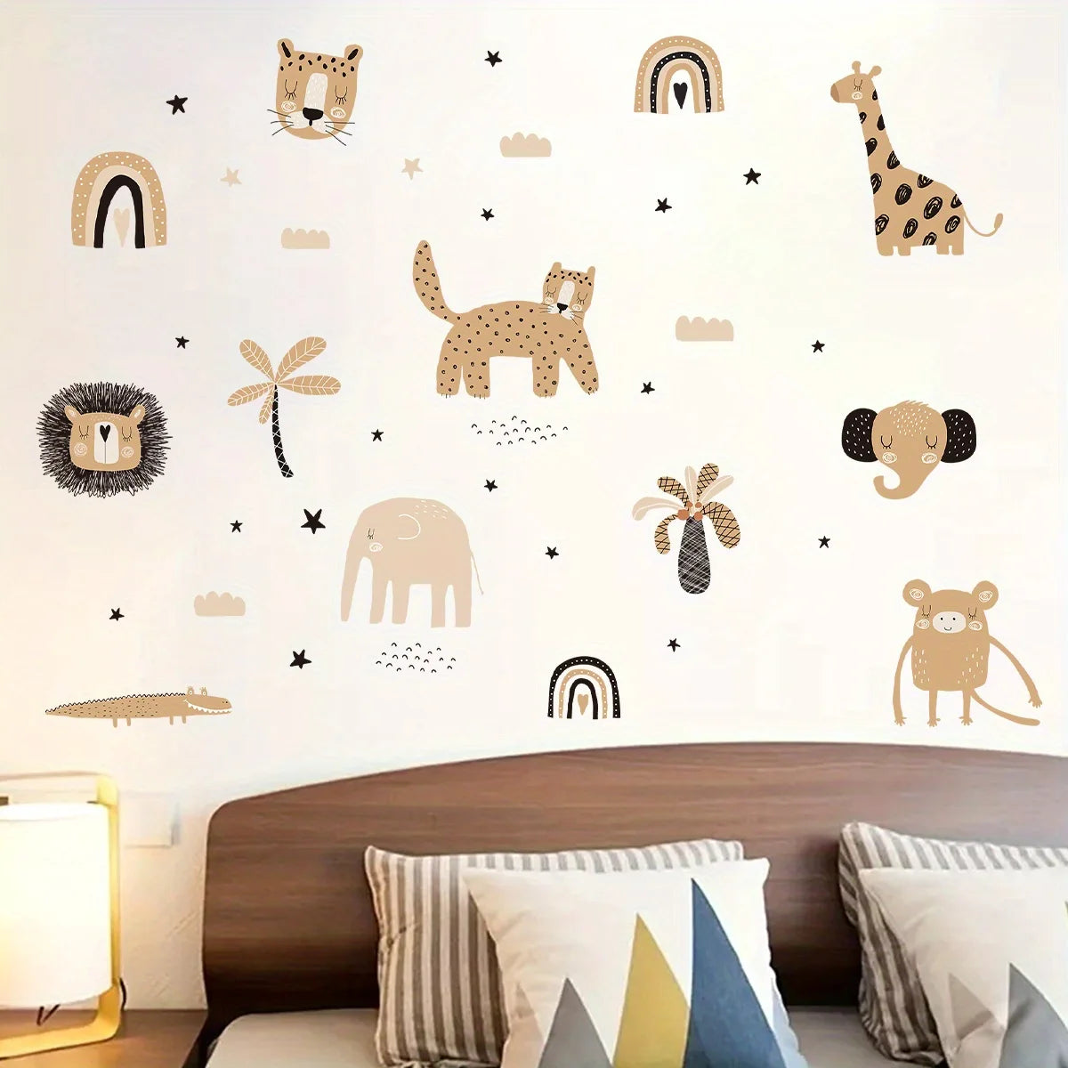 Adesivo de Parede Infantil - Animais da Selva