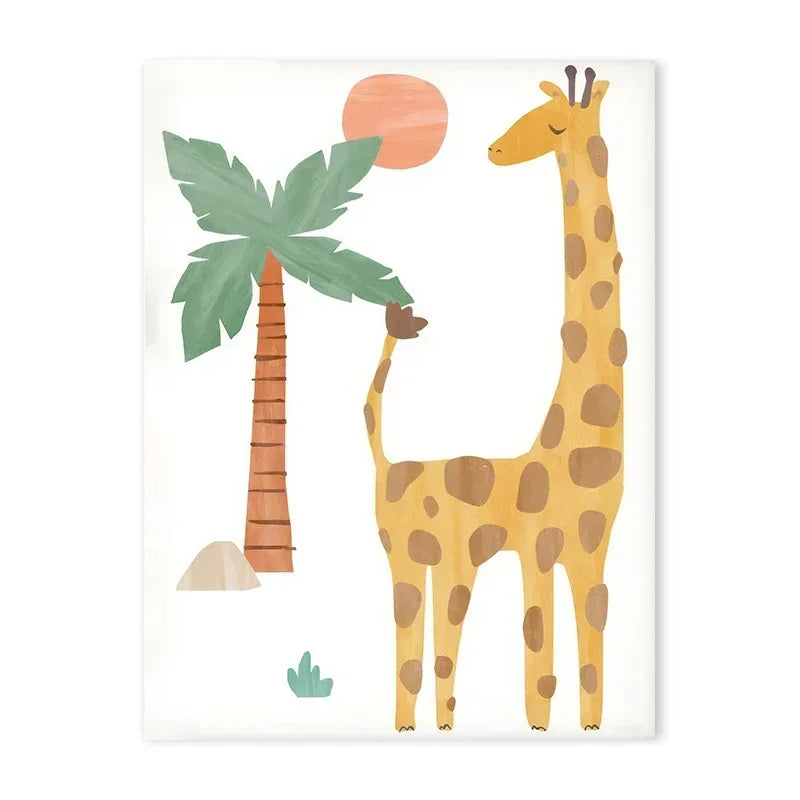 Ilustrações - Um dia no zoo