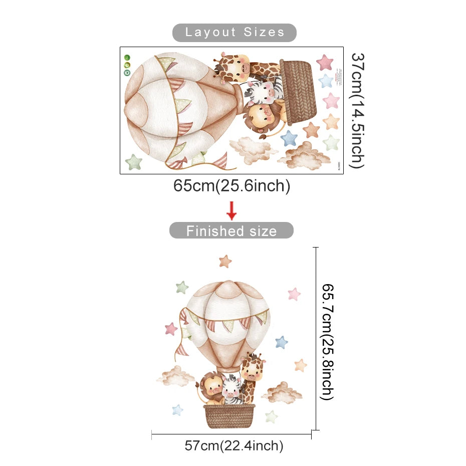 Stickers - Balão de ar quente