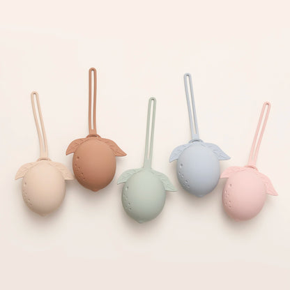 Caixa de Chupeta em Silicone -  Limão