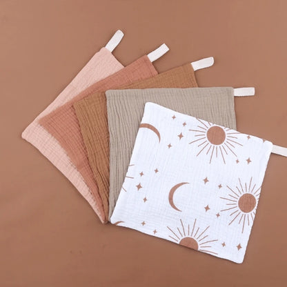 Conjunto de Musselinas em Algodão – 5 Unidades