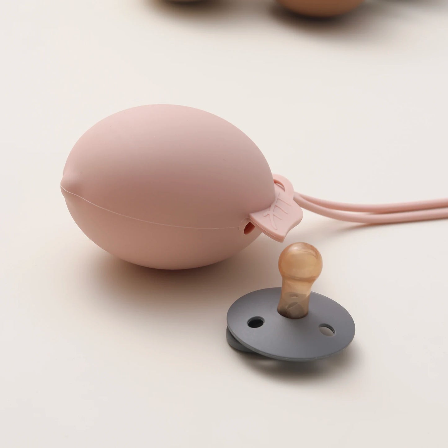 Caixa de Chupeta em Silicone -  Limão