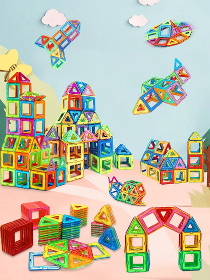 Blocos magnéticos de construção – Aprendizagem criativa em 3D