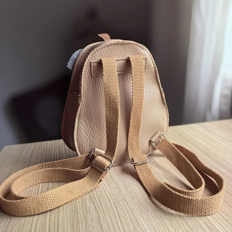 Mochila infantil em forma de abóbora e pêra – Estilo e doçura às costas