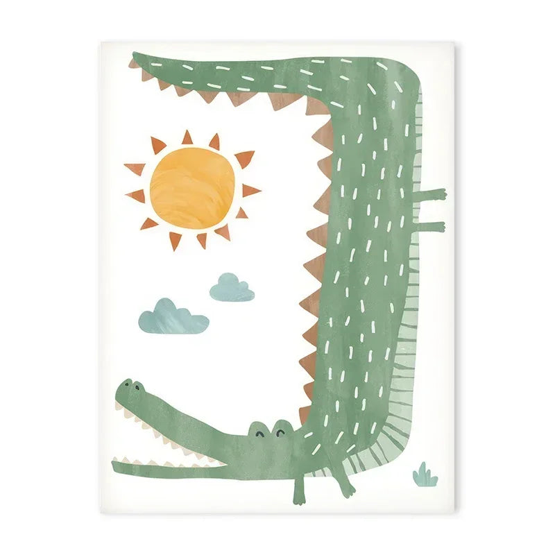 Ilustrações - Um dia no zoo