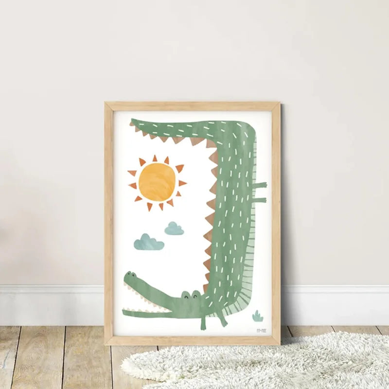 Ilustrações - Um dia no zoo