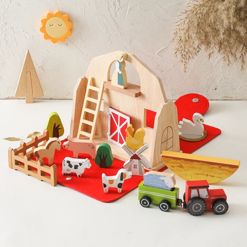 Tiny Farm - cenário educativo em madeira
