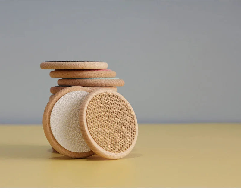 Jogo sensorial tátil Montessori – Placas de emparelhamento e treino de memória