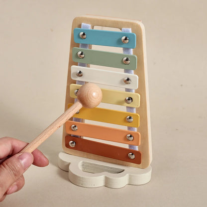 Conjunto musical Baby Cloud – instrumentos de madeira Montessori