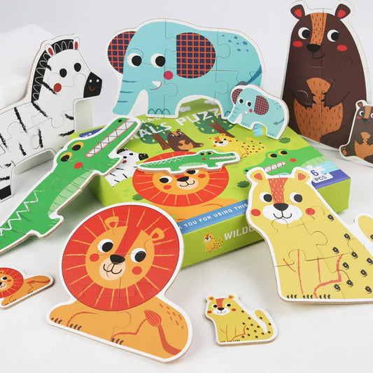 Savannah Puzzle Box – Quebra-Cabeças de Animais
