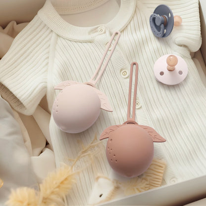 Caixa de Chupeta em Silicone -  Limão