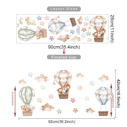 Stickers - Balão de ar quente