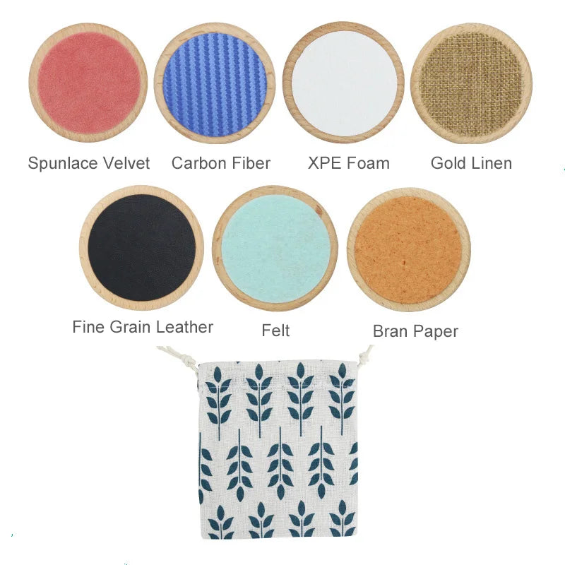 Jogo sensorial tátil Montessori – Placas de emparelhamento e treino de memória