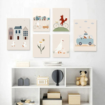 Ilustrações - A Raposa Alice