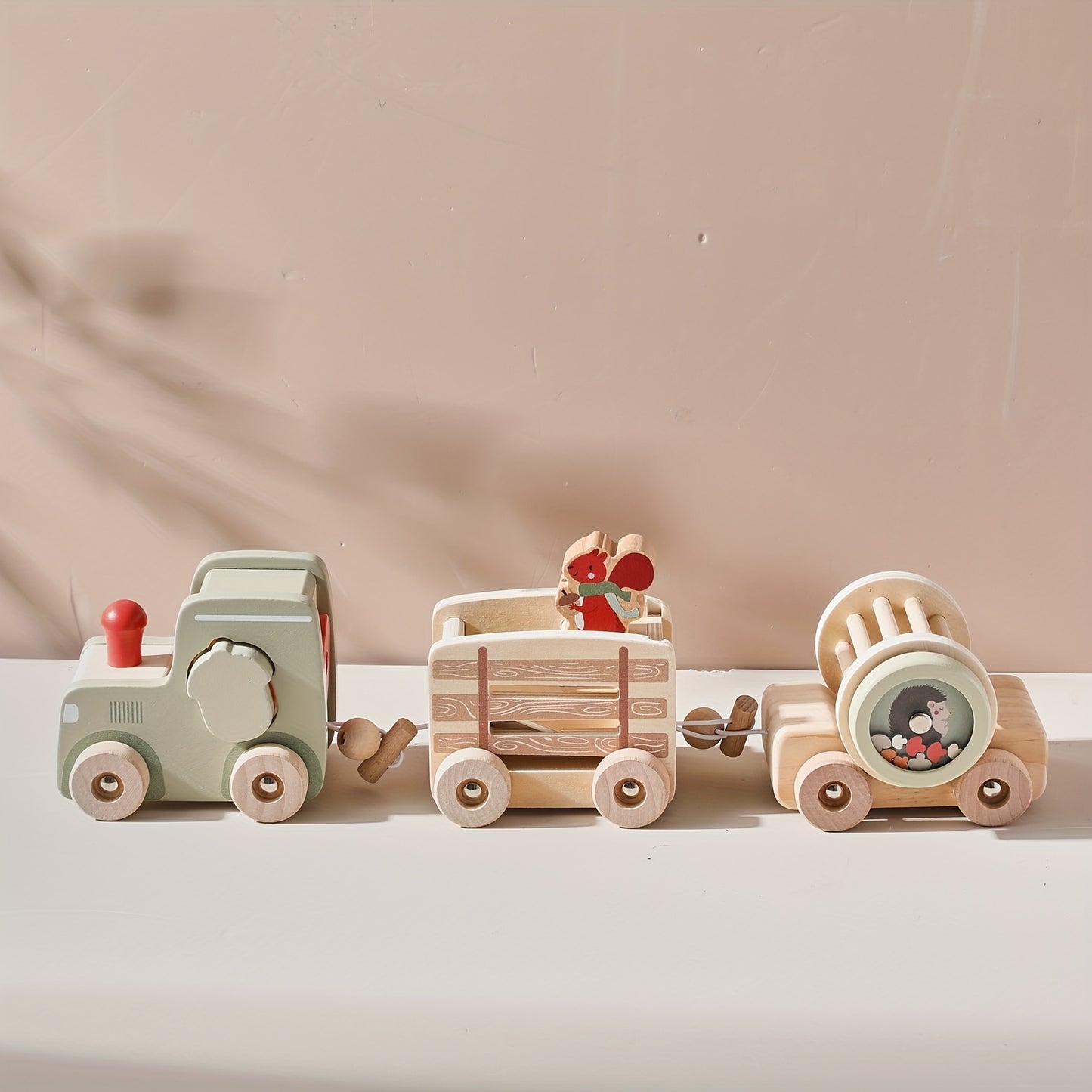 Camião de Madeira com Reboques e Formas Didácticas