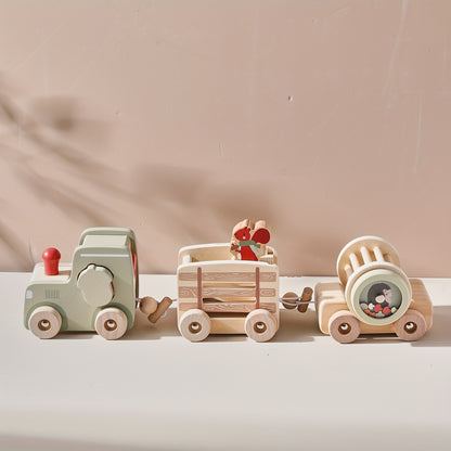 Camião de Madeira com Reboques e Formas Didácticas