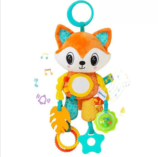 Raposinha Rítmica - Brinquedo interativo com mordedores e espelho