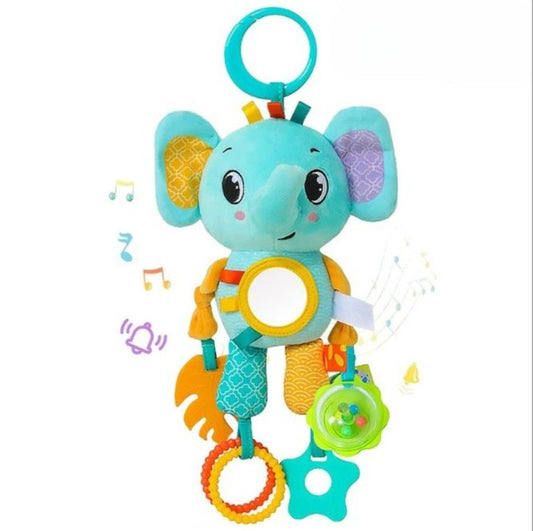 O Elefante Azul - Brinquedo de Atividades para Bebé com Gancho